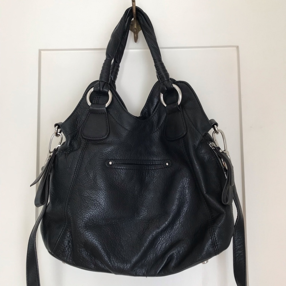 B MAKOWSKY Black Leather Handbag - Picture 6 of 16